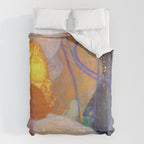 Gustav Klimt "Goldfische" (1) Comforter Gallery Image 6