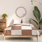 Checkered (Brown Cream) Comforter Gallery Image 3