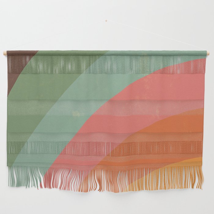 Mid century rainbow Wall Hanging Gallery Image 1