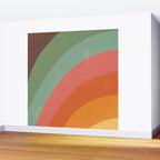 Mid century rainbow Wall Mural Gallery Image 2