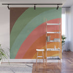 Mid century rainbow Wall Mural Gallery Image 1