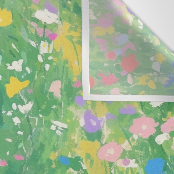 Goose Wildflower Cute Wall Tapestry Gallery Image 3