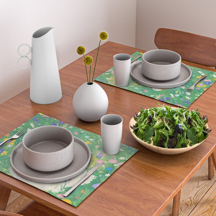 Goose Wildflower Cute Placemat Gallery Image 2