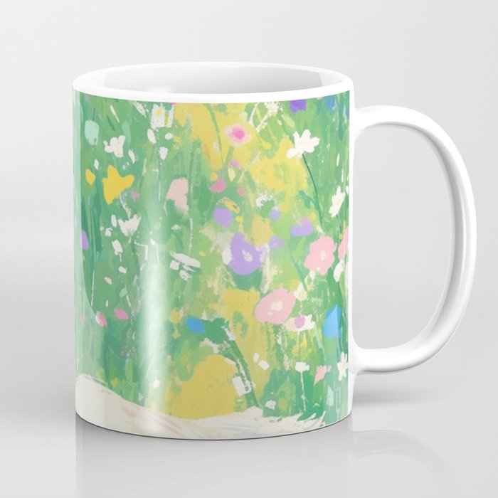 Goose Wildflower Cute Coffee Mug Gallery Image 1