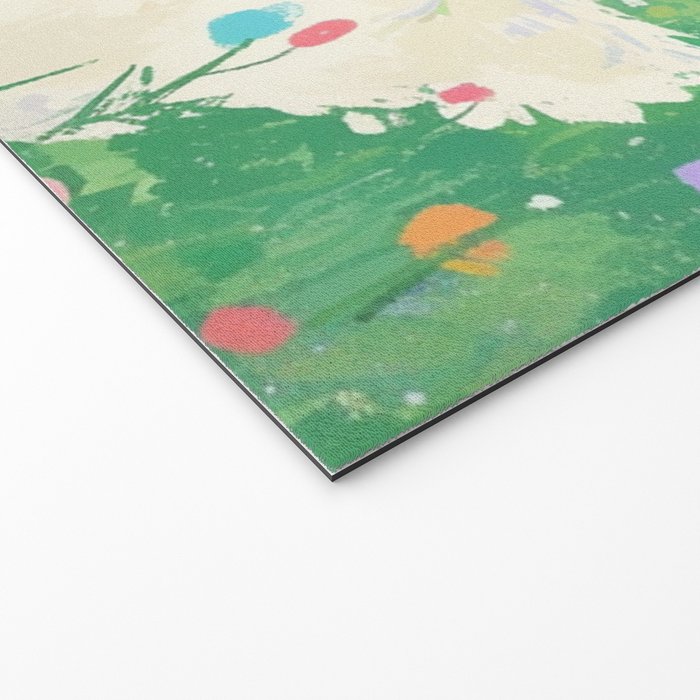 Goose Wildflower Cute Welcome Mat Gallery Image 2