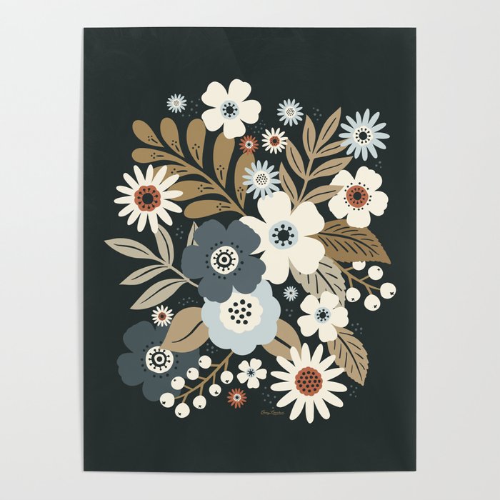 Fall Floral Botanicals Poster Gallery Image 1