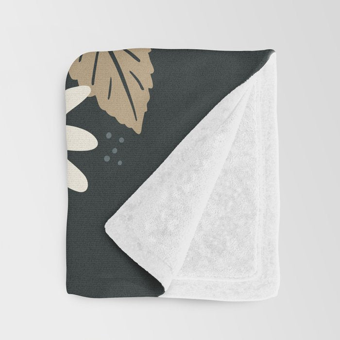Fall Floral Botanicals Throw Blanket Gallery Image 3