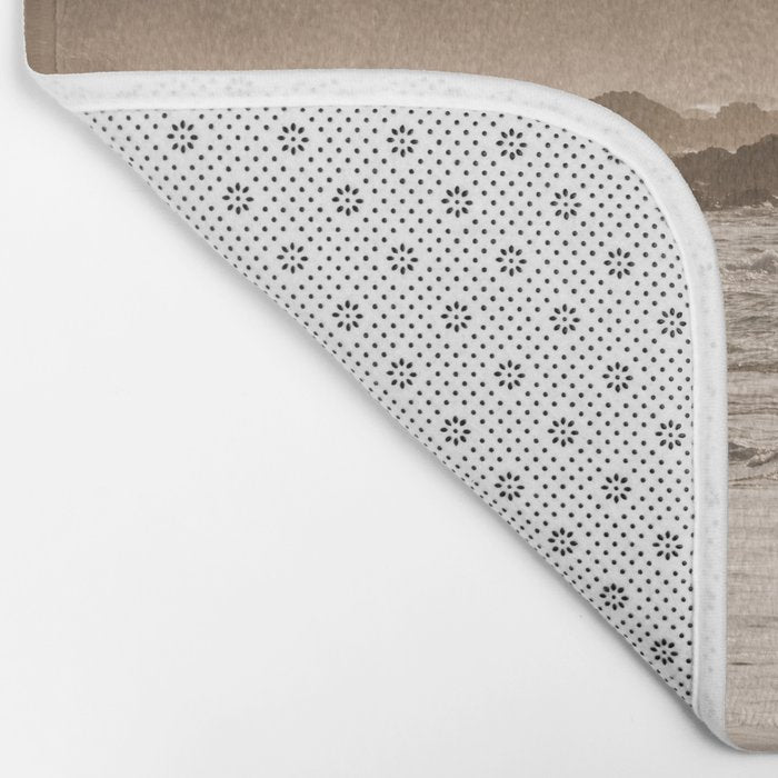 Pacific Coast Summer Beach Sunset Bath Mat Gallery Image 2