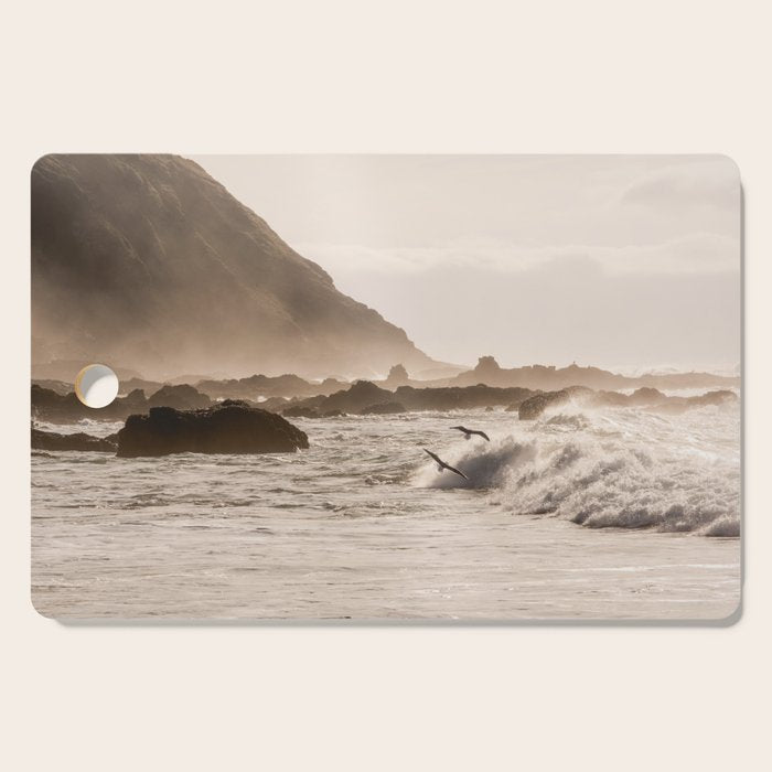 Pacific Coast Summer Beach Sunset Cutting Board Gallery Image 1