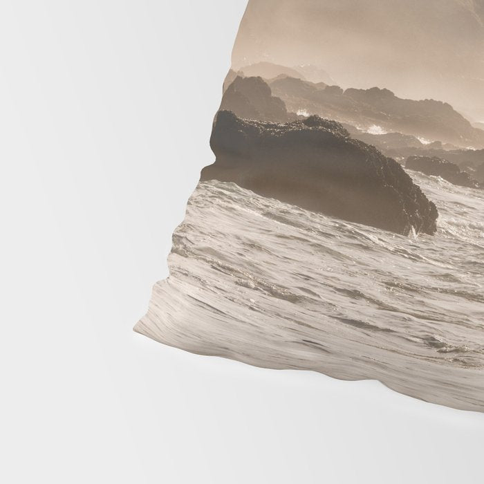 Pacific Coast Summer Beach Sunset Pillow Sham Gallery Image 4