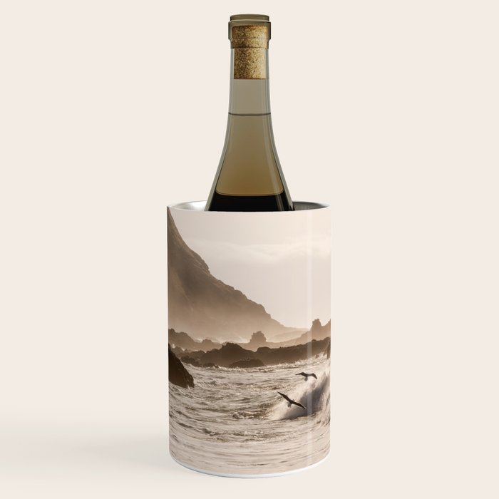 Pacific Coast Summer Beach Sunset Wine Chiller Gallery Image 1