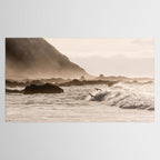 Pacific Coast Summer Beach Sunset Tablecloth Gallery Image 2