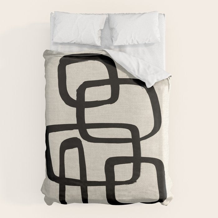 Retro Ink Duvet Cover Gallery Image 1