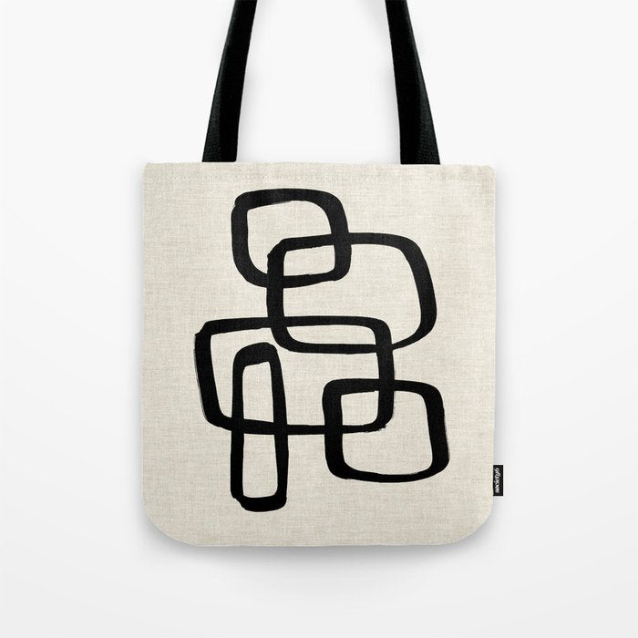 Retro Ink Tote Bag Gallery Image 1