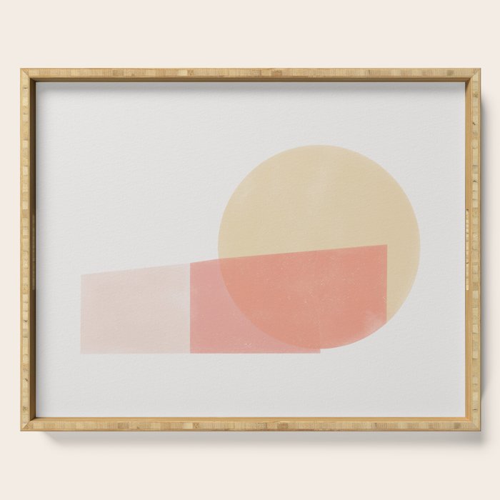 Geometrical composition V Serving Tray Gallery Image 1