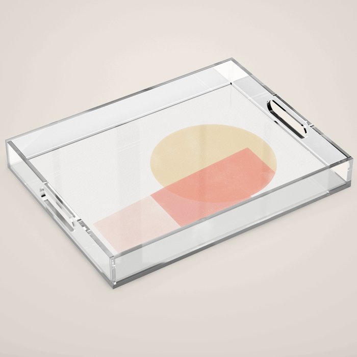 Geometrical composition V Acrylic Tray Gallery Image 1