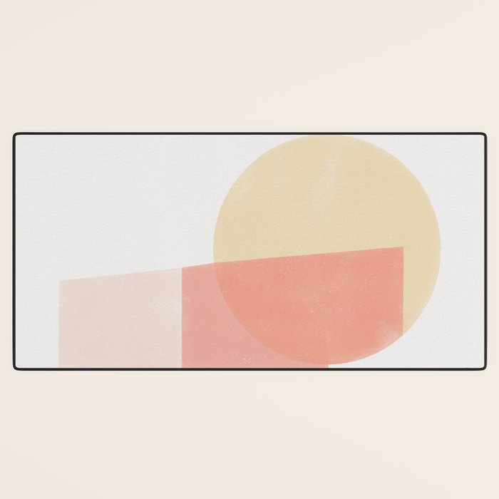 Geometrical composition V Desk Mat Gallery Image 3