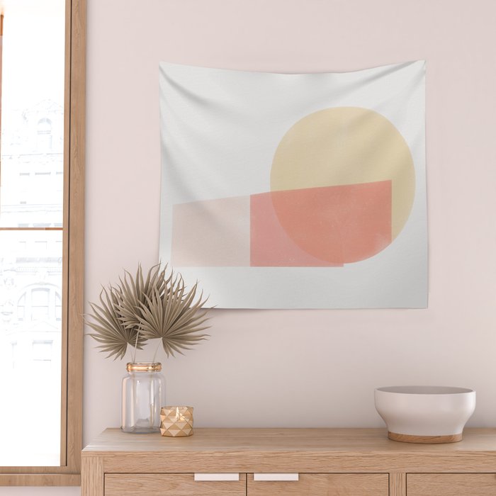 Geometrical composition V Wall Tapestry Gallery Image 2