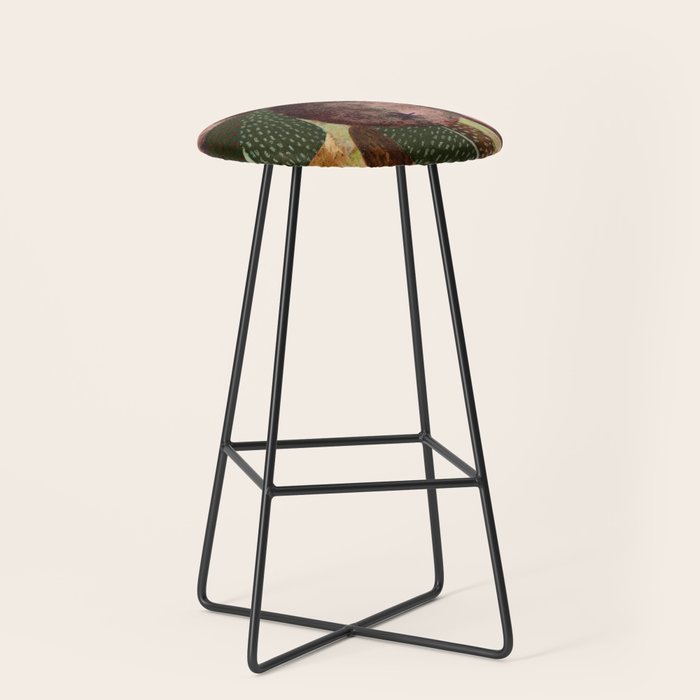 Fall Apple Orchard Painting in Red Delicious Stool Gallery Image 1
