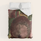 Fall Apple Orchard Painting in Red Delicious Comforter Gallery Image 6