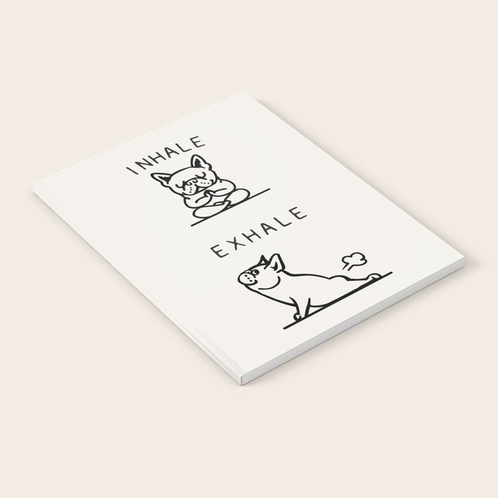 Inhale Exhale Frenchie Notebook Gallery Image 2
