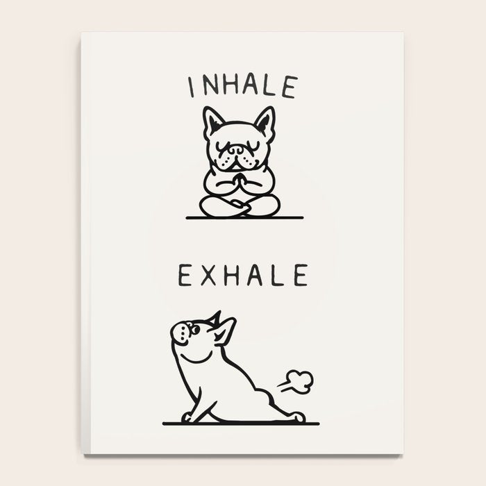Inhale Exhale Frenchie Notebook Gallery Image 4