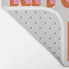 This Kitchen Is For Dancing (Pink & Orange) Bath Mat Gallery Image 2