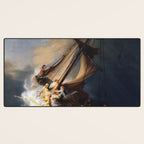 Stolen Painting - The Storm on the Sea of Galilee by Rembrandt Desk Mat Gallery Image 3