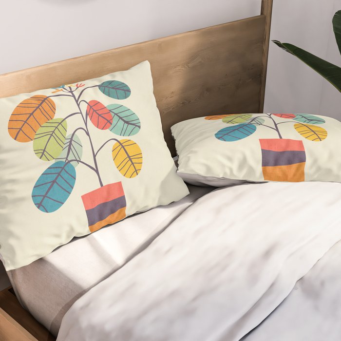 Potted plant 2 Pillow Sham Gallery Image 2