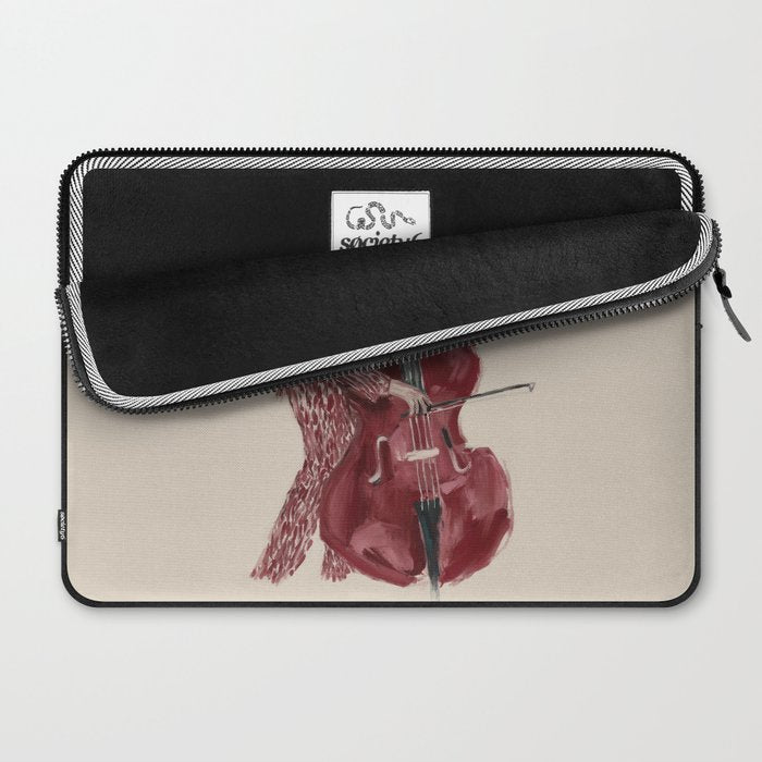 Double Bass Player Laptop Sleeve Gallery Image 2