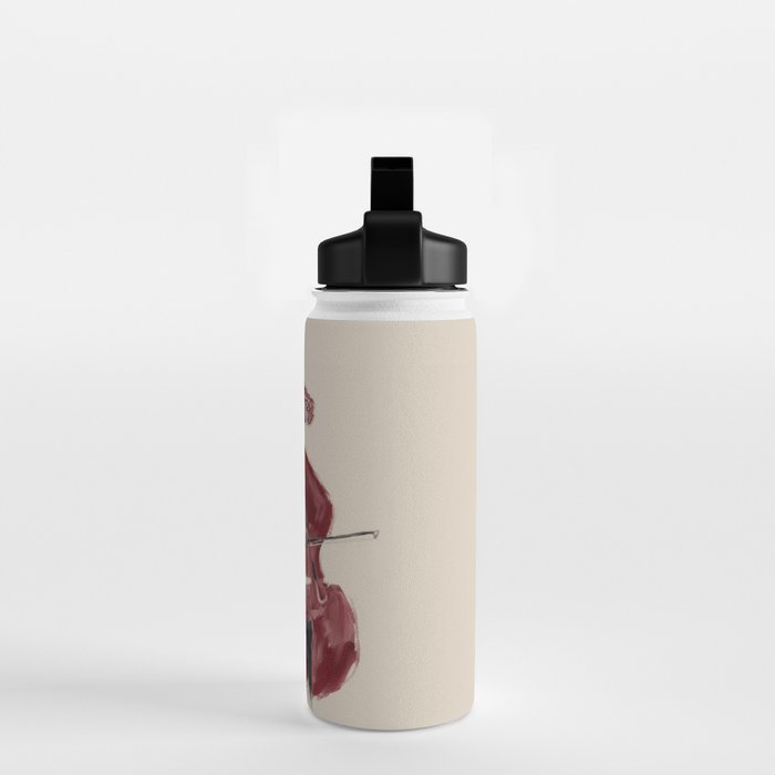 Double Bass Player Water Bottle Gallery Image 2