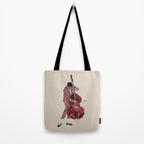 Double Bass Player Tote Bag Gallery Image 2