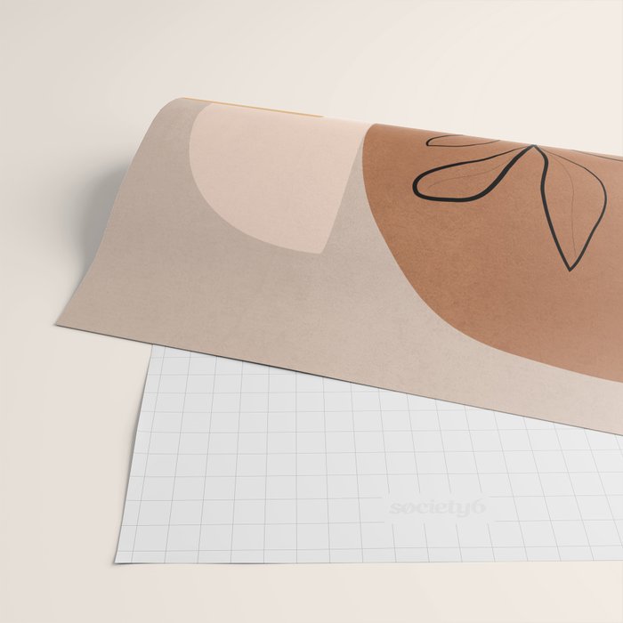 Abstract Minimal Plant 1 Wrapping Paper Gallery Image 2