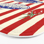 Sardines and Tomato Mediterranean Doodle Bath Mat Gallery Image 3