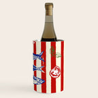 Sardines and Tomato Mediterranean Doodle Wine Chiller Gallery Image 3