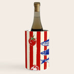 Sardines and Tomato Mediterranean Doodle Wine Chiller Gallery Image 2