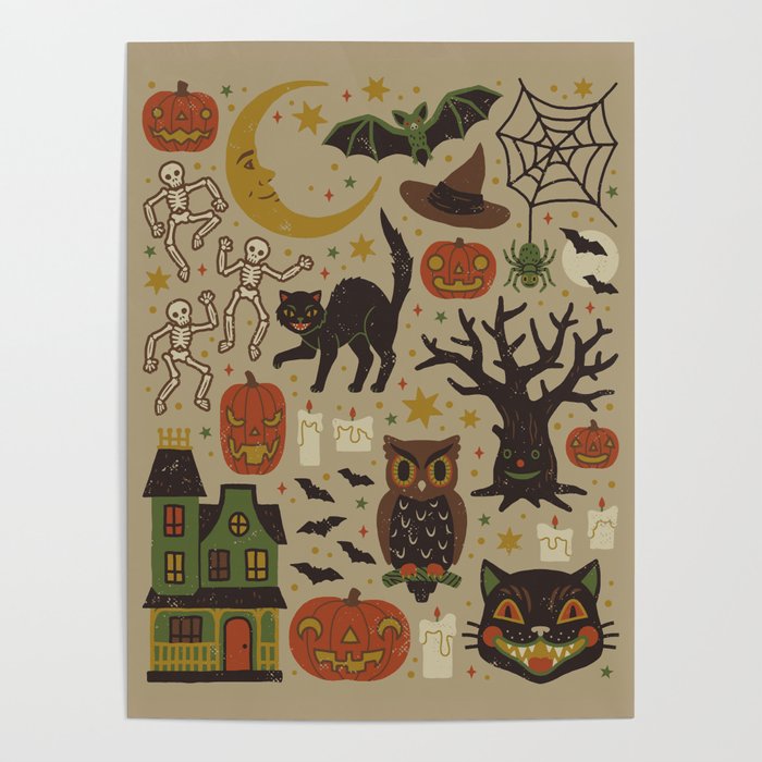Vintage Halloween Poster Gallery Image 4