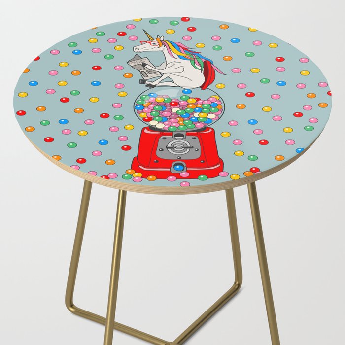 Unicorn Gumball Poop Side Table Gallery Image 2