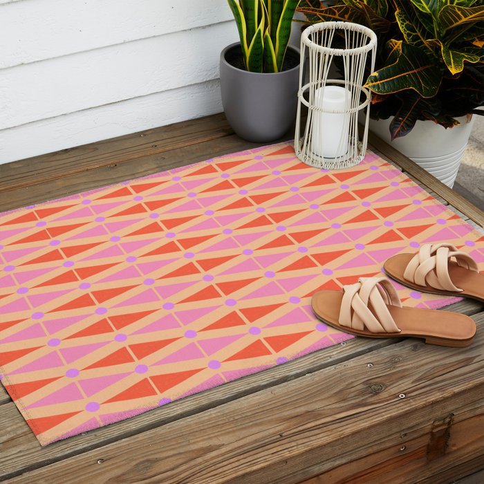 Backgammon Outdoor Rug Gallery Image 2