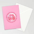 Happiness Is The True Measure of Success in Pink Stationery Card Gallery Image 2