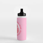 Happiness Is The True Measure of Success in Pink Water Bottle Gallery Image 2