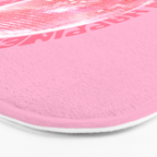 Happiness Is The True Measure of Success in Pink Bath Mat Gallery Image 3