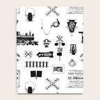 Railroad Symbols on White Notebook Gallery Image 4