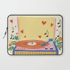 Vinyl love Laptop Sleeve Gallery Image 1