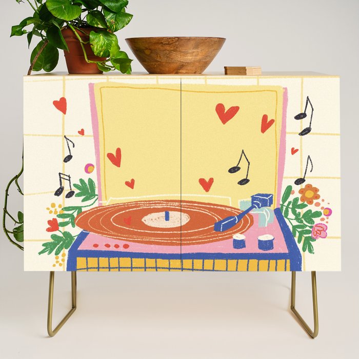 Vinyl love Credenza Gallery Image 1
