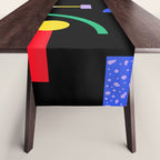Memphis pattern 89 - 80s / 90s Retro Table Runner Gallery Image 1