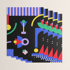 Memphis pattern 89 - 80s / 90s Retro Wrapping Paper Gallery Image 3