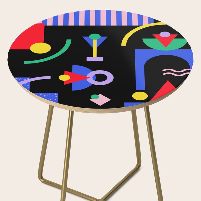 Memphis pattern 89 - 80s / 90s Retro Side Table Gallery Image 2