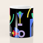 Memphis pattern 89 - 80s / 90s Retro Coffee Mug Gallery Image 4