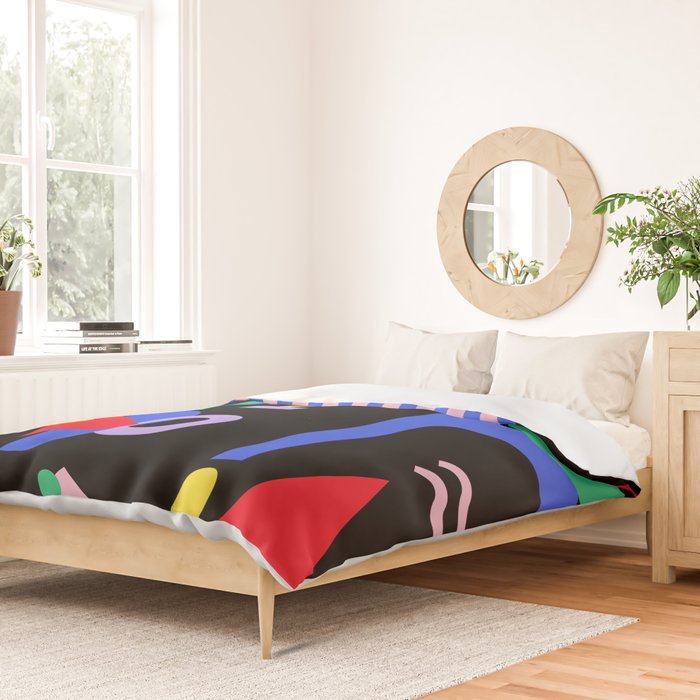 Memphis pattern 89 - 80s / 90s Retro Duvet Cover Gallery Image 2